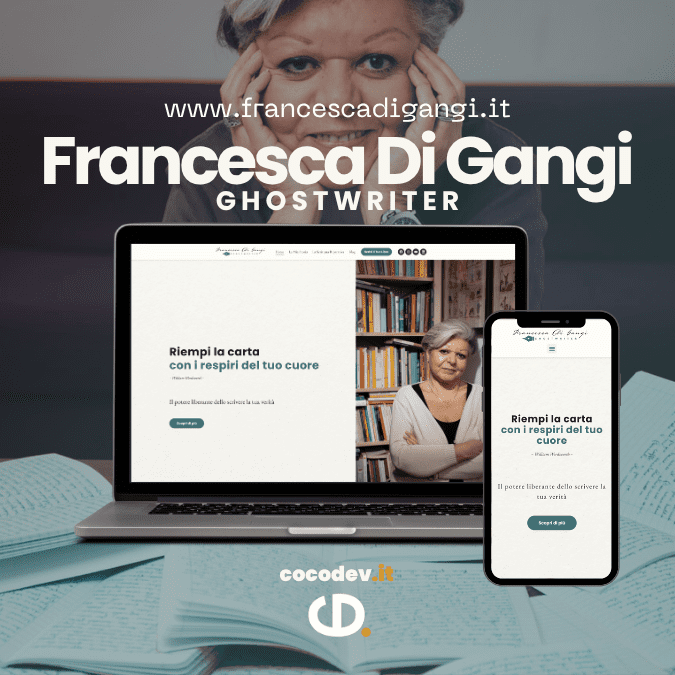 Banner Sito Web di Francesca Di Gangi Ghostwriter