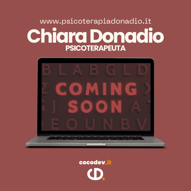 Banner Coming Soon del Sito psicoterapiadonadio.it